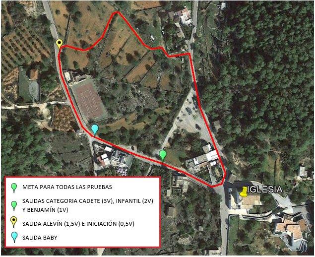 mapa recorrido popular